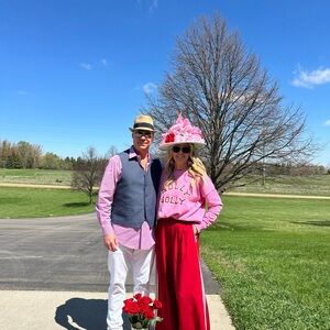 Kentucky Derby Christmas Themed Hat